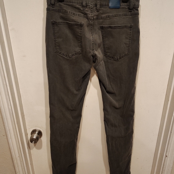 Mugsy Men's Gray Willys Style Jeans Sz 31 x 34 (33) Stretch Slim Fit Casual - Picture 7 of 8